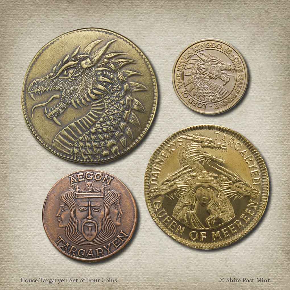 Game of deals thrones targaryen dragon token. SE