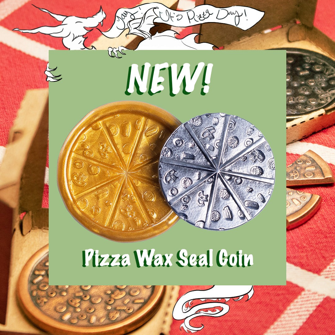 NEW Pizza Wax Seal Coin for Pizza Day!