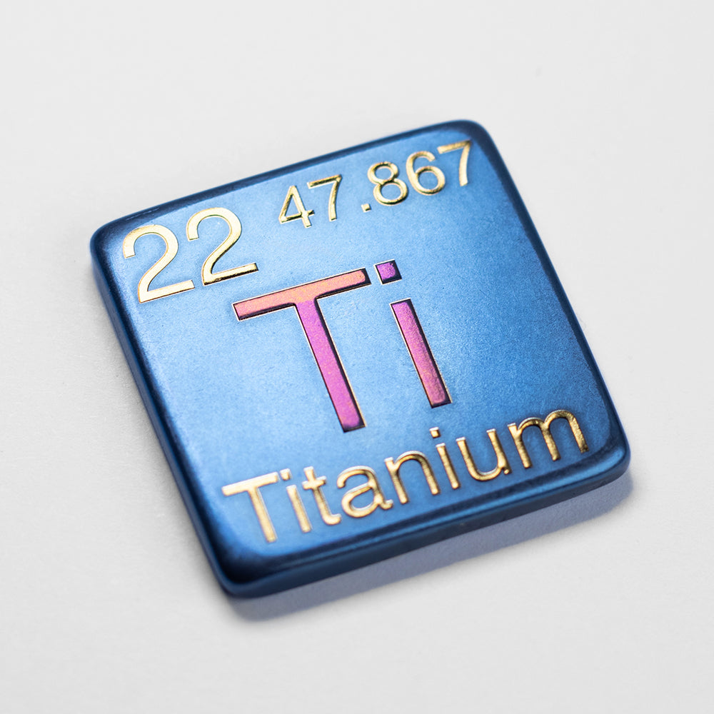 Titanium Bullion Thermochromic