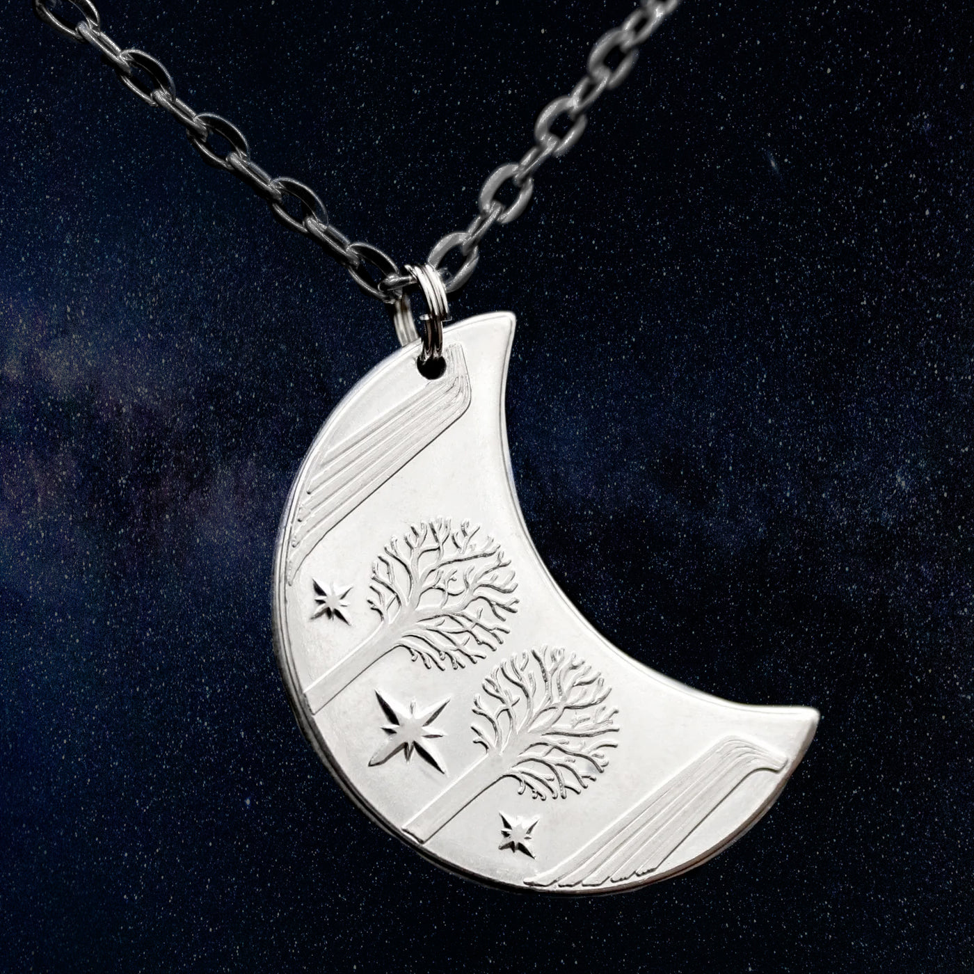 Rivendell™ Silver Moon Necklace