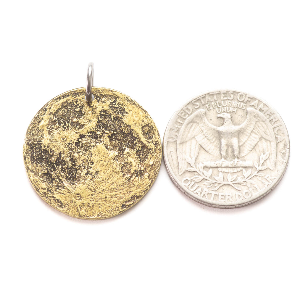 Harvest Moon Brass Necklace - 1