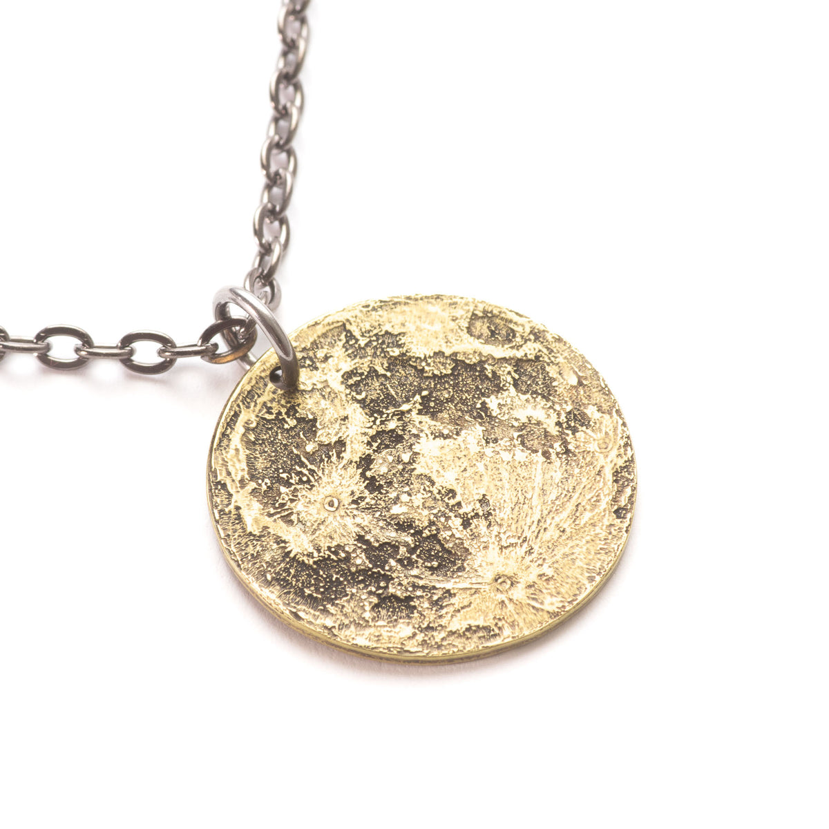 Harvest Moon Brass Necklace - 1