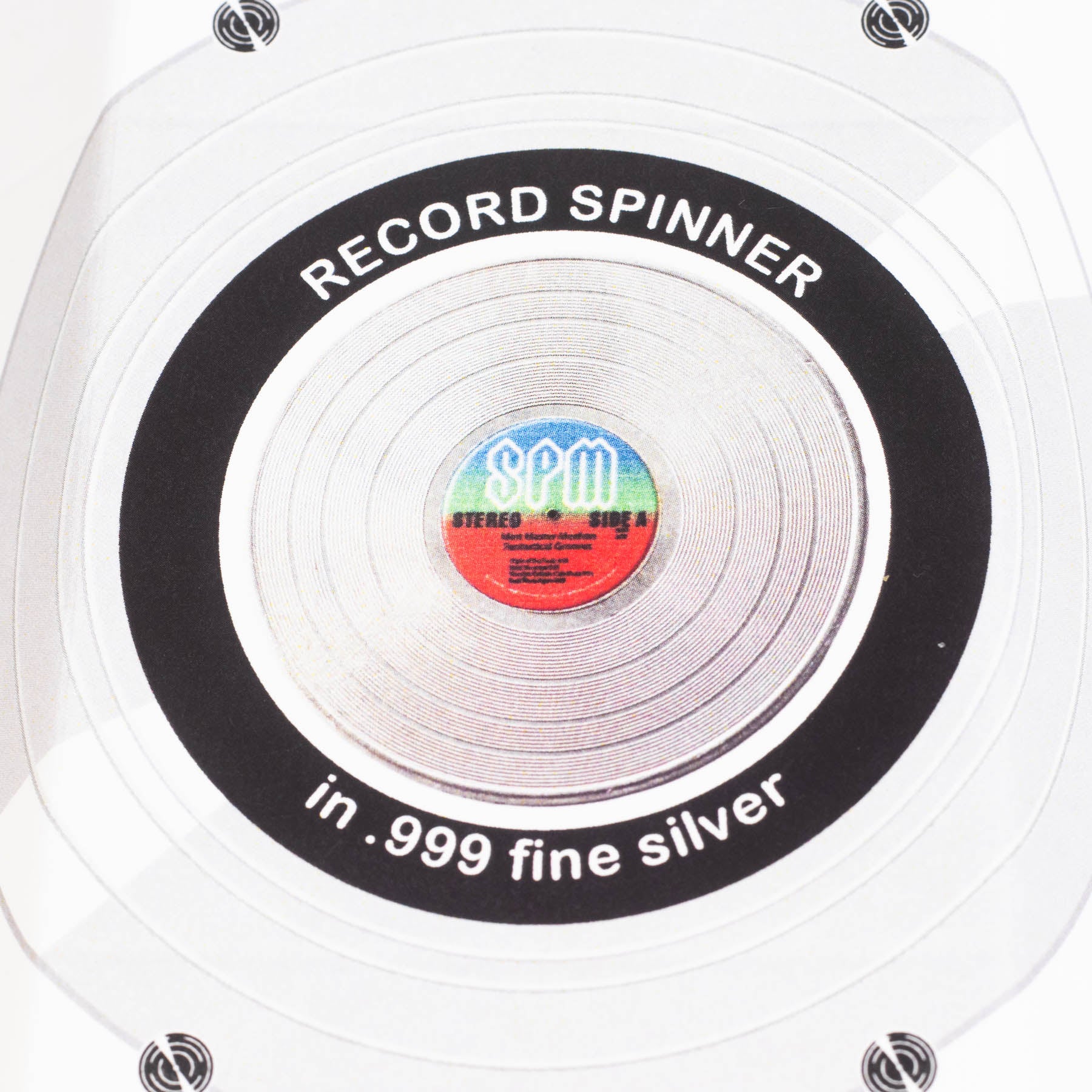 Record Spinner - Fine Silver