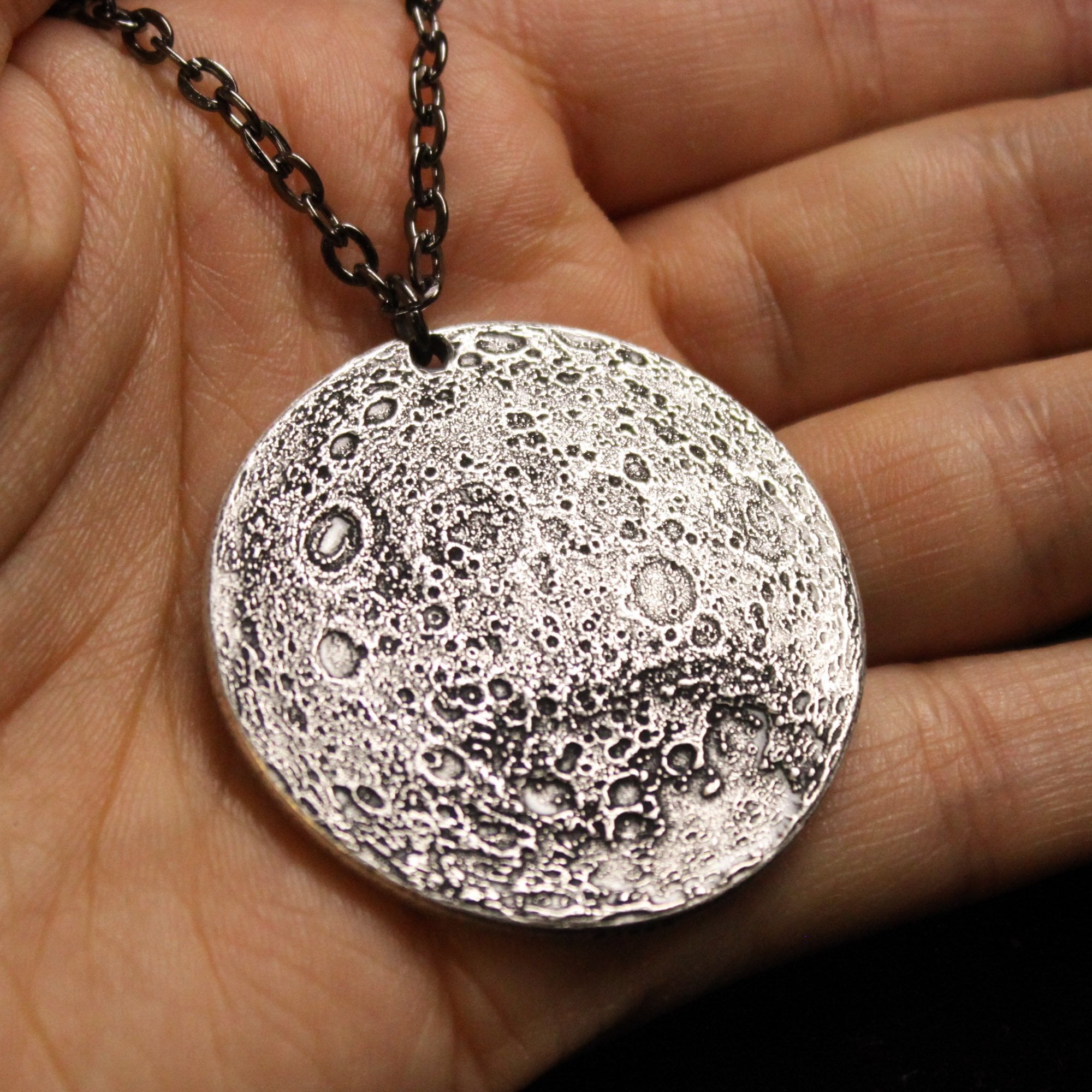 Full moon sale pendant necklace