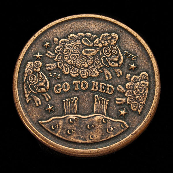Shire Post Mint Blood Moon Solid Copper Coin 1”