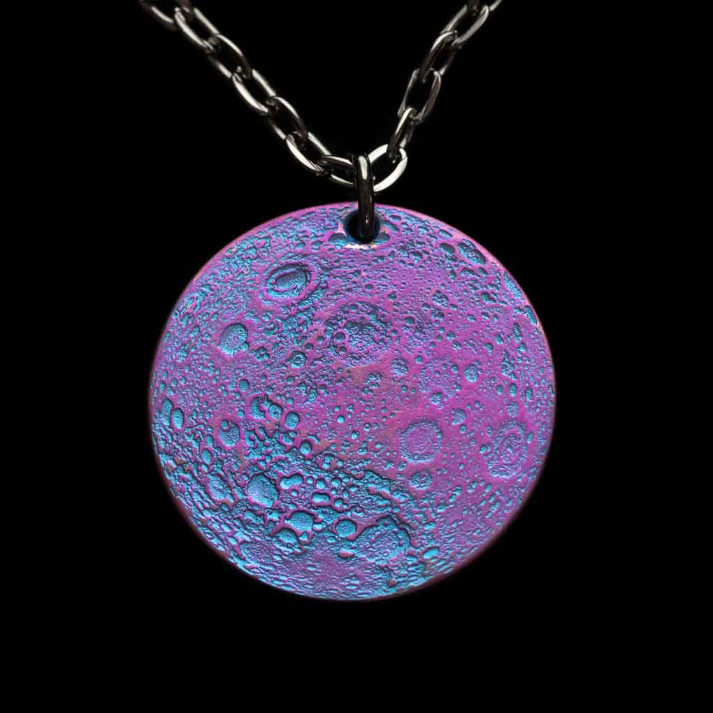 Blue sales moon necklace