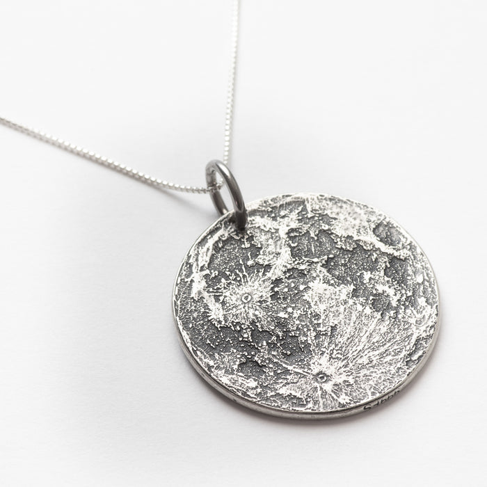 Full Moon Silver Necklace | Shire Post Mint