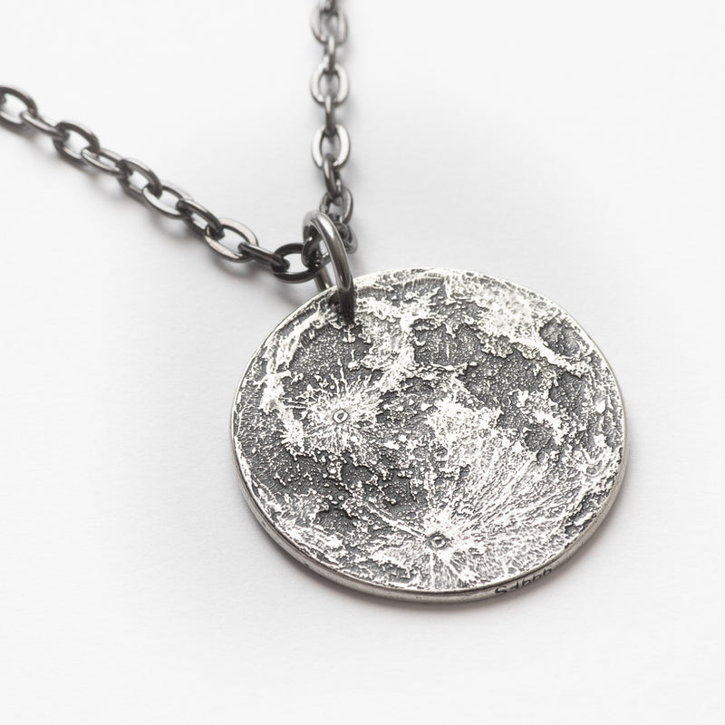 Full Moon Silver Necklace | Shire Post Mint