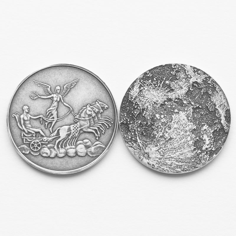 Full Moon Silver Coin